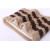 Wholesale coffee Pure Cashmere cable strip knitted bib in small MOQ