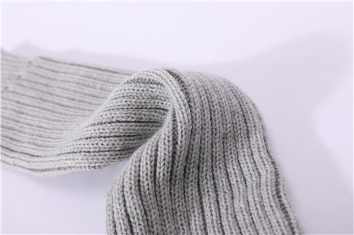 Wholesale coffee Pure Cashmere cable strip knitted bib in small MOQ and factory price