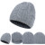Wholesale Unisex Rib Knit Pure Cashmere Beanie