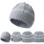 Wholesale Unisex Rib Cashmere Beanie with Stripes