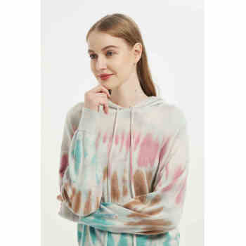 Chinese supplier wholesale 2021 unique tie-dye style cashmere jumper design