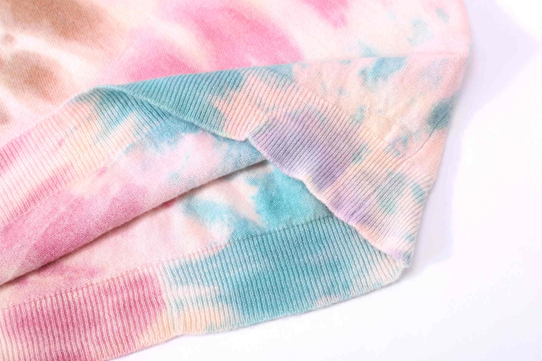 tie-dyed cashmere