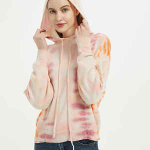 2021 the latest design tie-dye craft high quality cashmere jumper small MOQ wholesale
