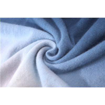 women dip dye printed wool cashmere sport wear hoodie jumper from china manufacturer