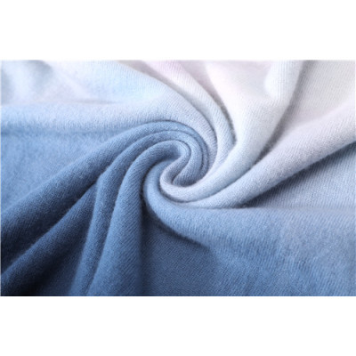 women dip dye printed wool cashmere hoodie jumper from china factory