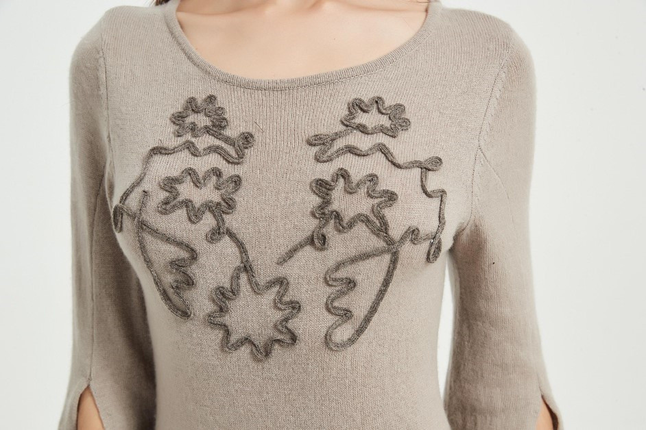 Rope Embroidery Knitwear