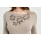OEM New Arrival Ladies Pure Cashmere Rope Embroidery Dress From Chinese Supplier For Spring Summer