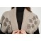 OEM New Arrival Ladies Pure Cashmere Rope Embroidery Cardigan From Chinese Factory For Fall Winter