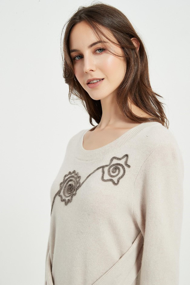 Rope Embroidery Knitwear