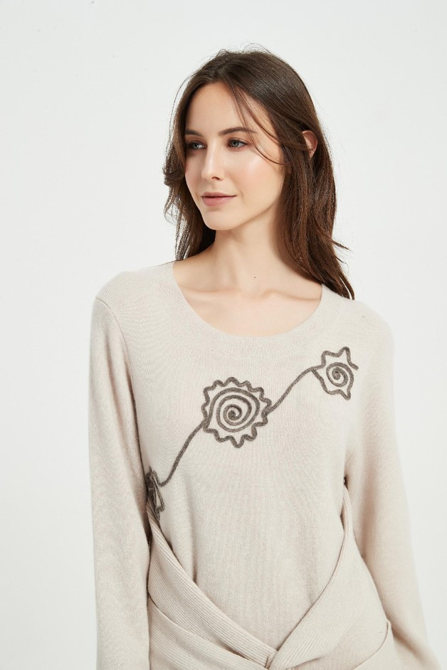 Rope Embroidery Knitwear