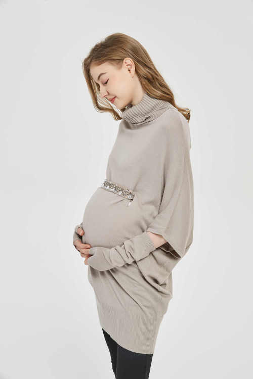 OEM Small MOQ Wholesale Customization of High-quality Latest Cashmere Maternity Loose Sweater