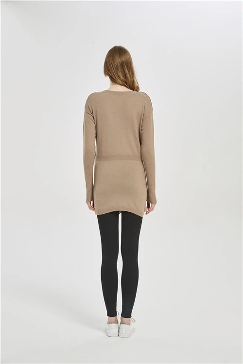OEM ODM OBM Motherhood fashion cashmere Knitwear with pleats in factory price