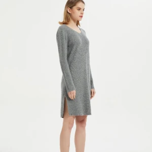 ODM Ladies Cashmere Lounge Wear Dress From Chinese Supplier
