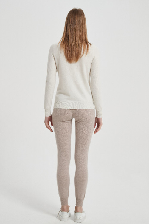 Leading Recycled Cashmere Supplier for women pants in recycled cashmere