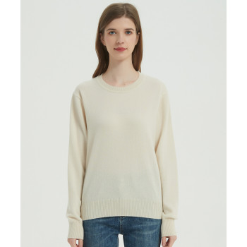 natural undye 100% cashmere yarn women cashmere pullover