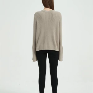 wholesale OEM design women high quality cashmere sweater with simulated pearls