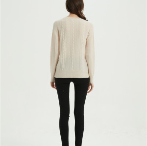 wholesale OEM design women high quality traceable cashmere sweater