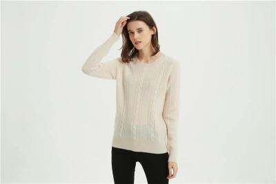 wholesale OEM design women high quality traceable cashmere sweater
