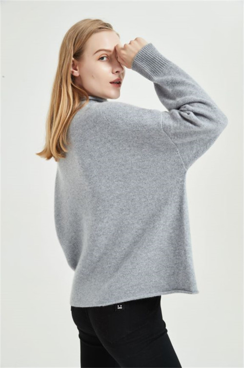 Wholesale "Good Cashmere Standard" cashmere turtleneck pullover sweater for ladies