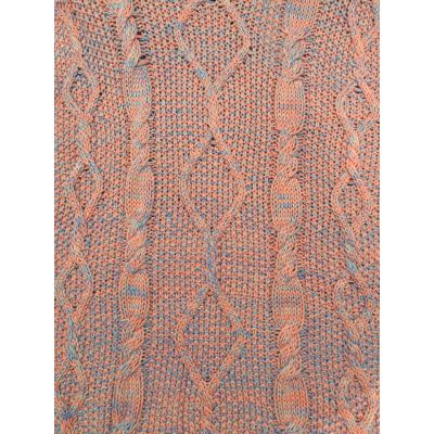 CABLE PATTERN PURE CASHMERE SWEATER