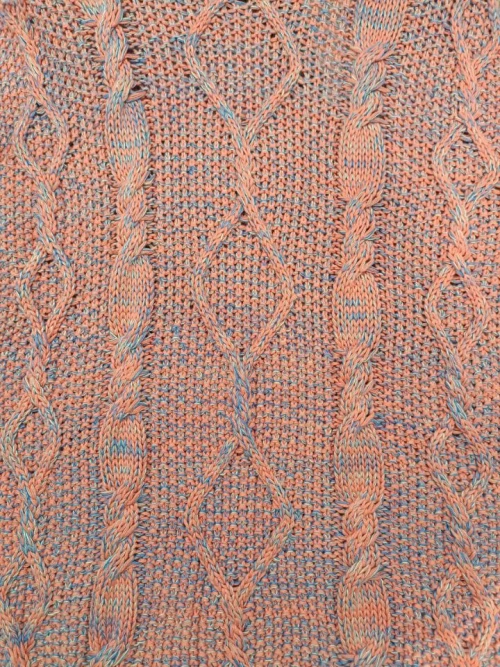 CABLE PATTERN PURE CASHMERE SWEATER