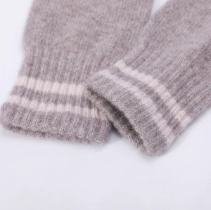 Wholesale high and ladies seamless 100%cashmere socks for fall winter from Chinese factory