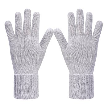 Wholesale high quality women's seamless 100% Cashmere gloves for fall winter from Chinese factory