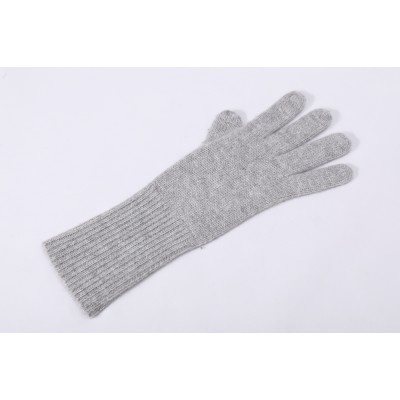 Wholesale high quality women's seamless 100% Cashmere gloves for fall winter from Chinese factory