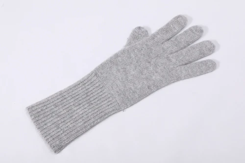 Wholesale high quality women's seamless 100% Cashmere gloves for fall winter from Chinese factory
