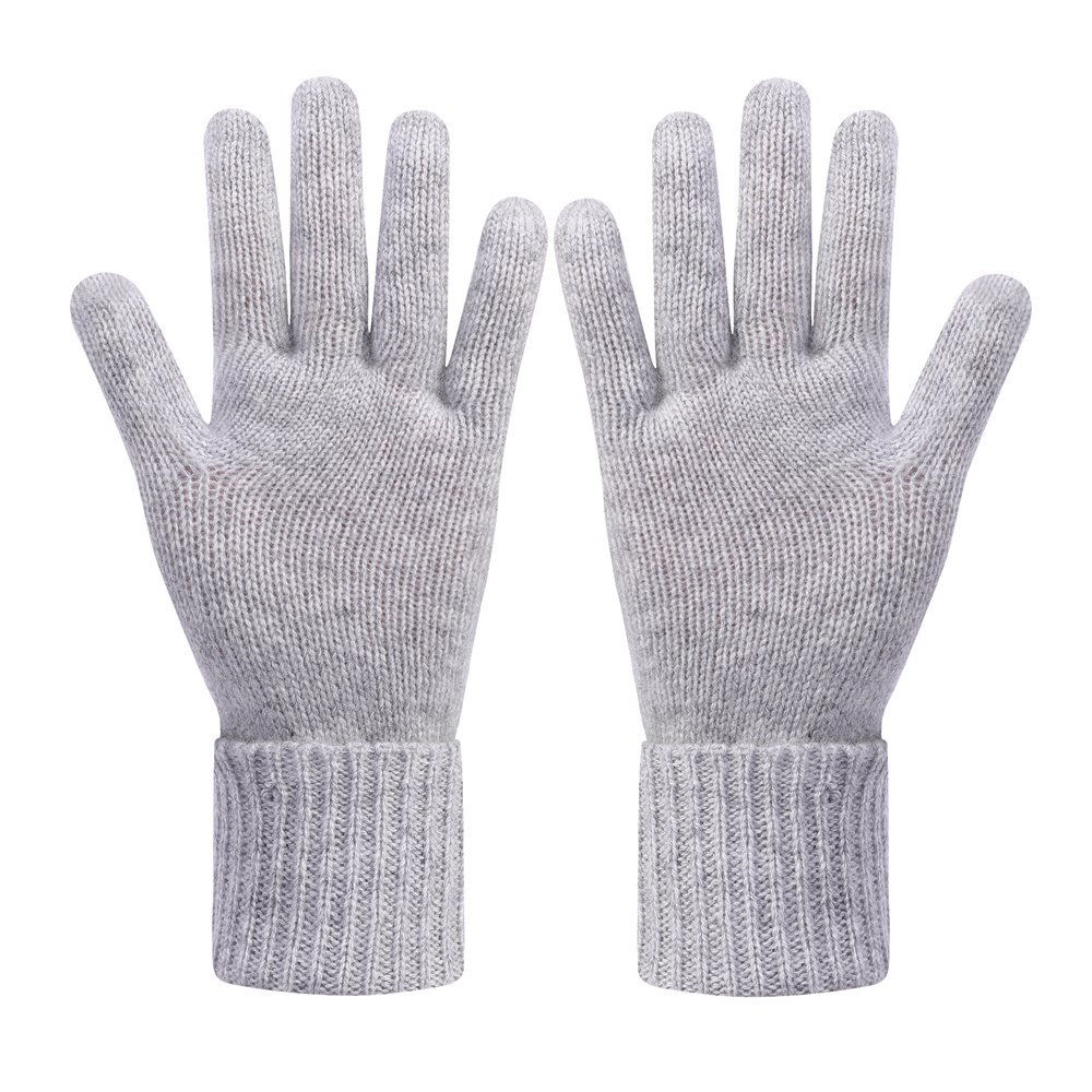 Seamless cashmere gloves