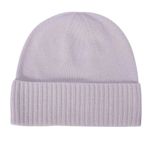 Wholesale unisex plain knit pure cashmere beanie for fall winter from Chinese supplier