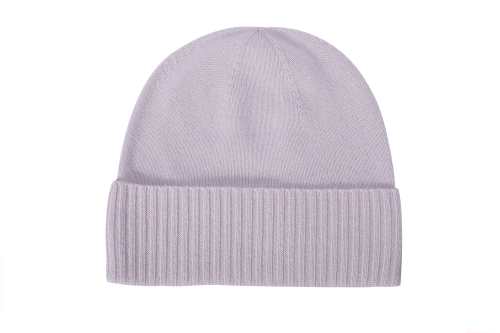 Wholesale unisex plain knit pure cashmere beanie for fall winter from Chinese supplier