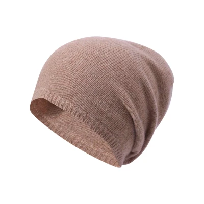 Wholesale ODM unisex high quality 100%cashmere beanie for fall winter from Chinese vendor