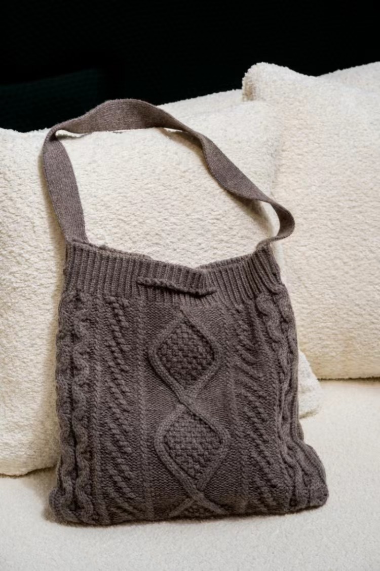 cashmere knitting bags