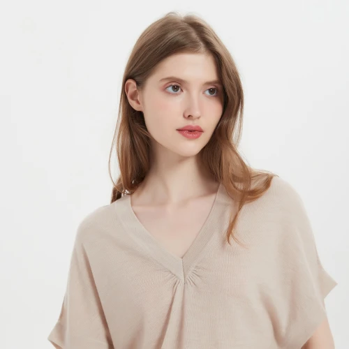 Wholesale high grade ladies short sleeve 100% Worsted Cashmere Sweater from Chinese vendor