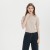 ODM Ladies Elegant Worsted Cashmere Puff Sleeve Sweater From Chinese Supplier For Spring Summer