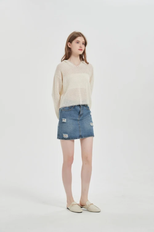OEM service high quality  Hand Crochet Cashmere Sweater  For Spring Summer From Chinese Factory