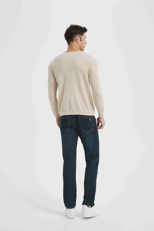 Wholesale Men 90% Cashmere 10%Silk Crew Neck Sweaters from Chinese factory