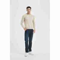 Wholesale Men 90% Cashmere 10%Silk Crew Neck Sweaters from Chinese factory