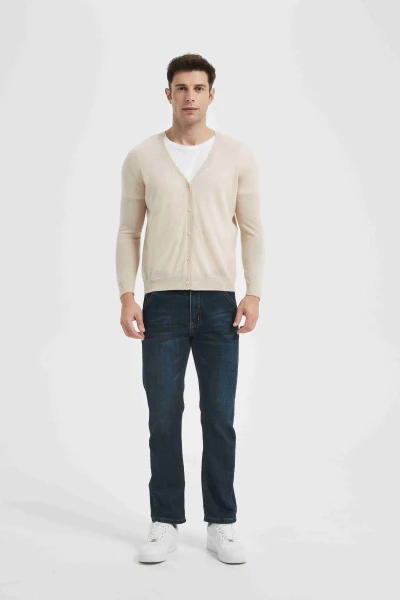 Wholesale Men 90% Cashmere 10%Silk Cardigan Sweaters from Chinese factory
