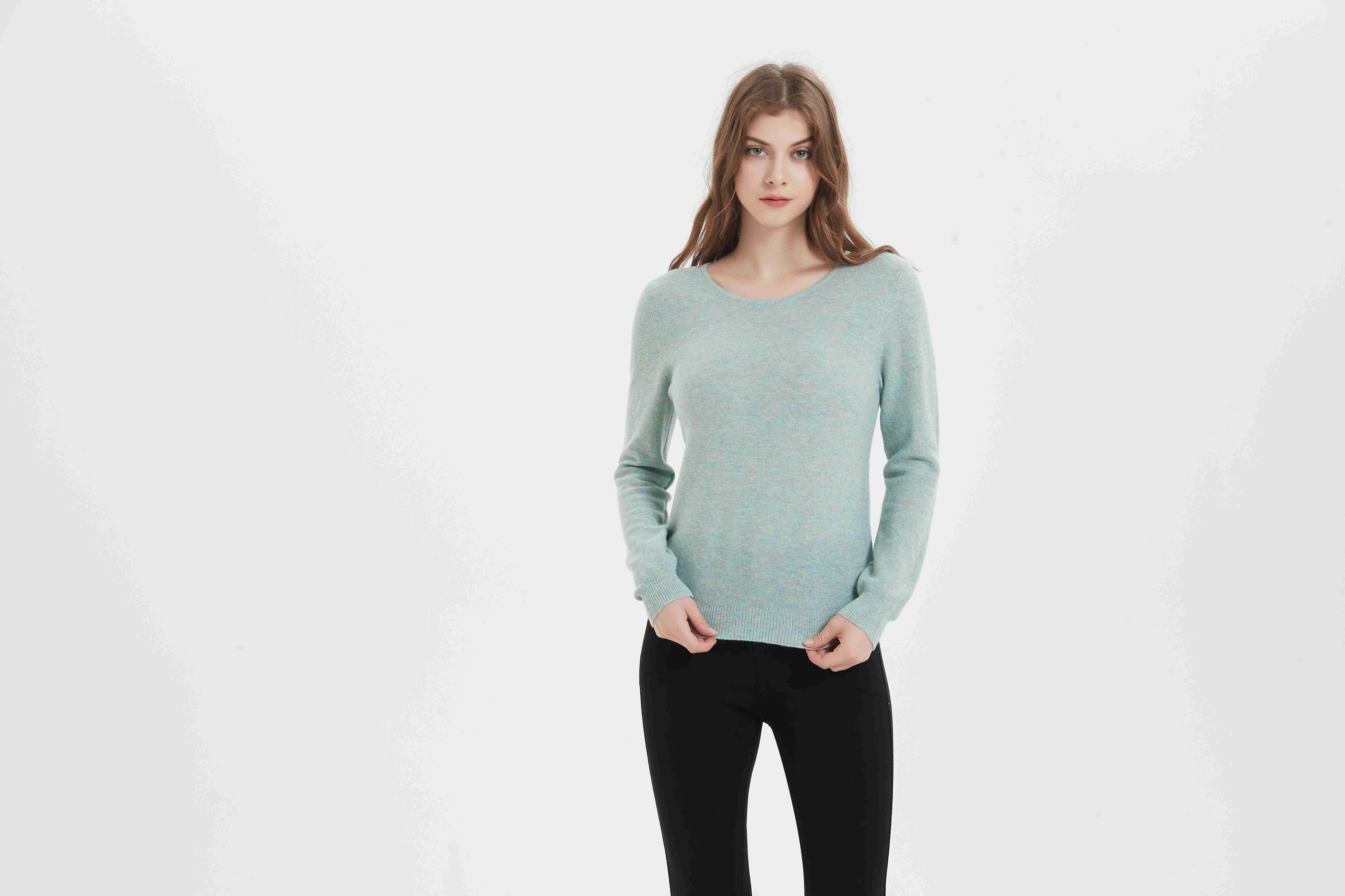 Gossamery Cashmere Blend Sweater For Spring&Autumn
