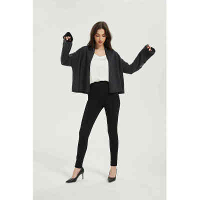 Wholesale Ladies Cashmere Fancy Jacquard Cardigan