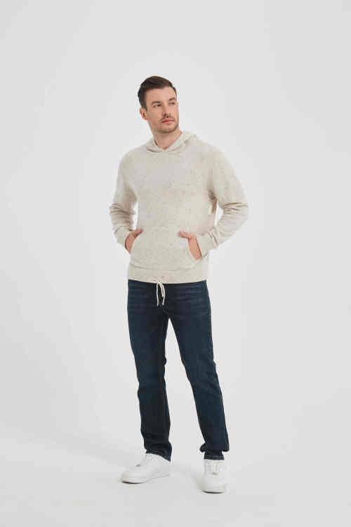Wholesale High Quality Men pure Cashmere  Hoodie From Chinese Factory