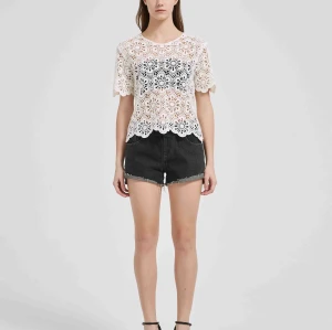 Wholesale Ladies Crochet Effect Cotton&Cashmere Sweater