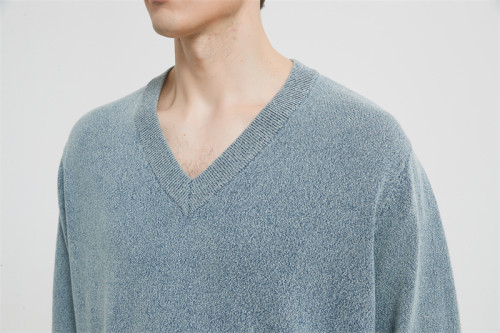 New Arrival Denim Like Cashmere Men Sweater From China