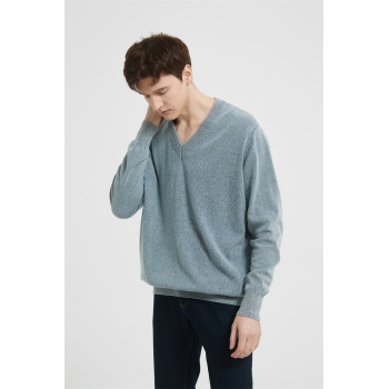 New Arrival Denim Like Cashmere Men Sweater From China