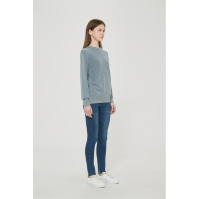 New Arrival Denim Like Cashmere Women Sweater From China