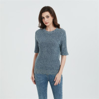 New Arrival Denim Like Cashmere Women Sweater From China
