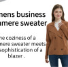 Womens business cashmere sweater