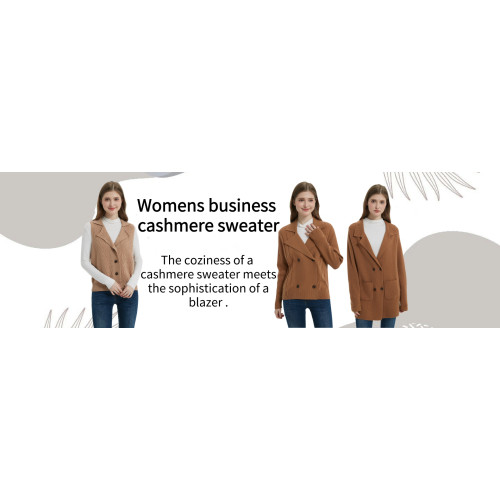 Womens business cashmere sweater